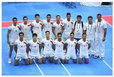 رتبه کبدی ایران در بازی های اسیایی اینچئون 2014